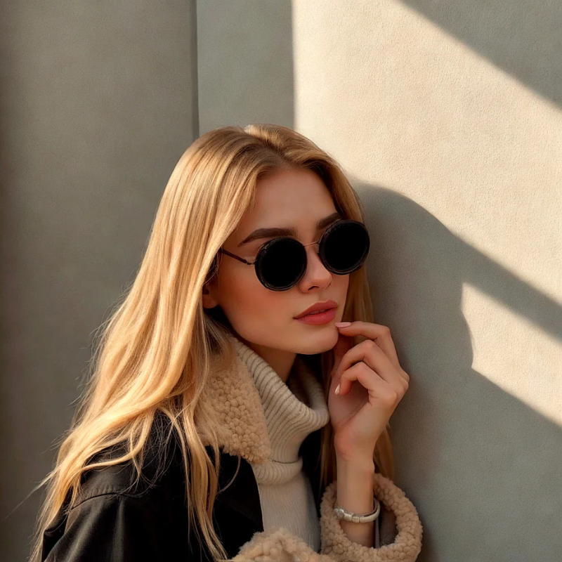 Black Lens Sunglasses