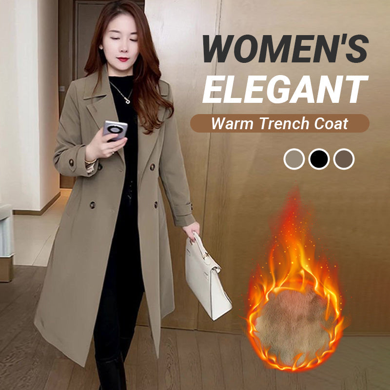 Women's Elegant Warm Trench Coat